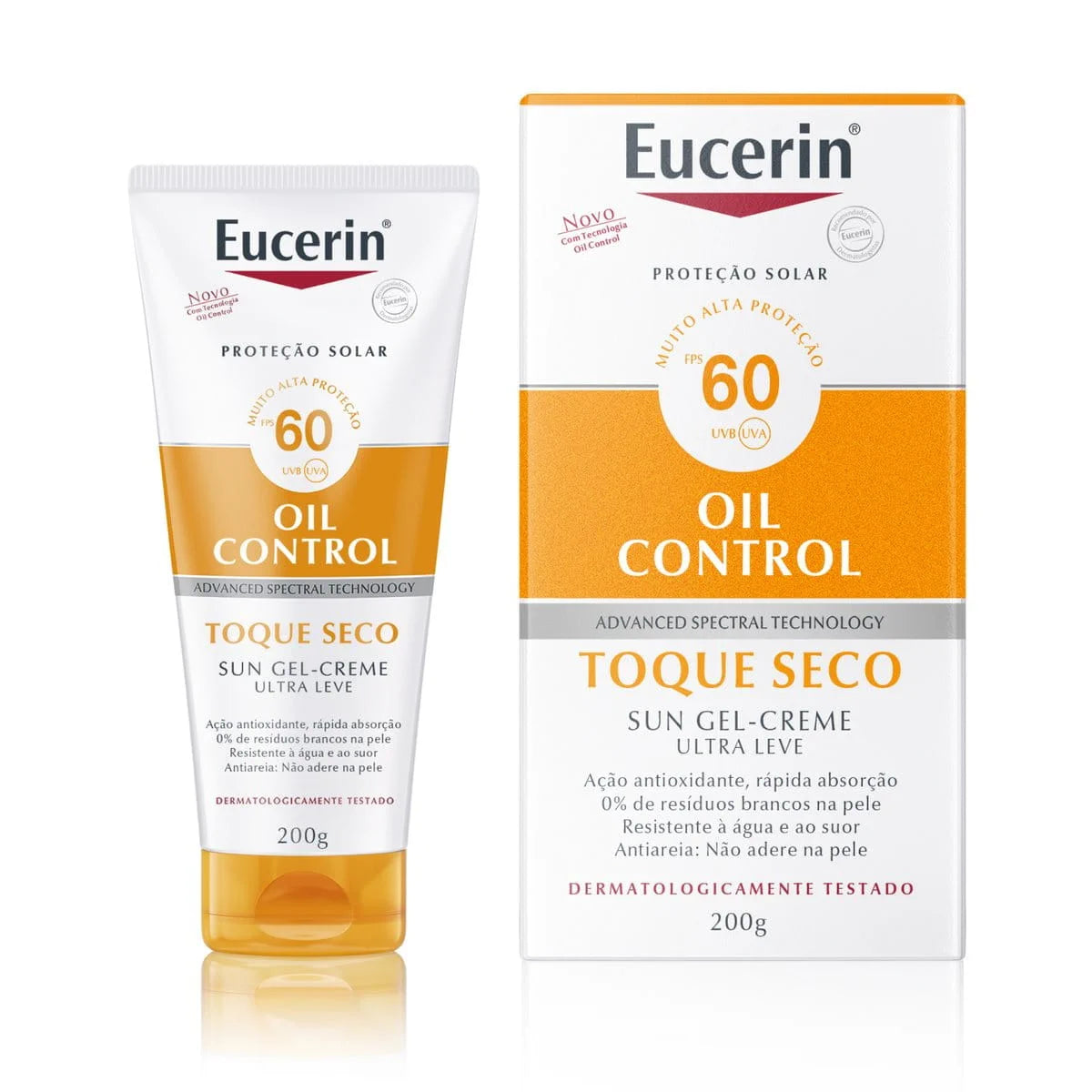 Protetor Solar Corporal Eucerin Oil Control FPS 60 200ml